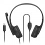 Hama HS-USB250 V2 Auricolare Cablato A Padiglione Ufficio USB tipo A Nero