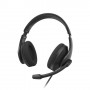 Hama HS-P200 V2 Auricolare Cablato A Padiglione Ufficio Nero