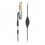 Hama NHS-P100 V2 Auricolare Cablato Passanuca Ufficio Nero