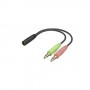 Hama NHS-P100 V2 Auricolare Cablato Passanuca Ufficio Nero