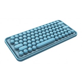 Rapoo Ralemo Pre 5 tastiera USB + RF Wireless + Bluetooth QWERTY Tedesco Blu
