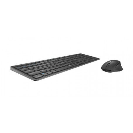 Hama 9800M tastiera Mouse incluso QWERTY Tedesco Grigio