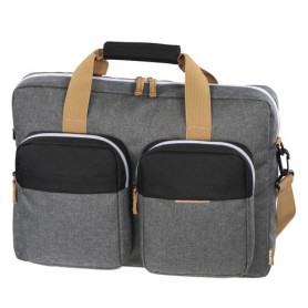 Hama Florence II borsa per notebook 35,8 cm (14.1") Valigetta ventiquattrore Nero, Grigio