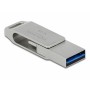 DeLOCK 54075 unità flash USB 64 GB USB Type-A / USB Type-C 3.2 Gen 1 (3.1 Gen 1) Argento