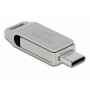 DeLOCK 54073 unità flash USB 16 GB USB Type-A / USB Type-C 3.2 Gen 1 (3.1 Gen 1) Argento
