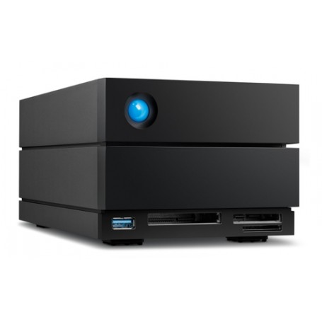 LaCie 2BIG DOCK array di dischi 16 TB Desktop Nero