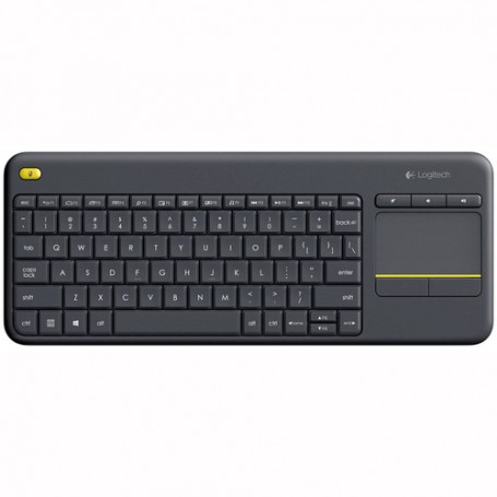 Logitech K400 Plus Tv tastiera RF Wireless QWERTY Spagnolo Nero
