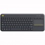 Logitech K400 Plus Tv tastiera RF Wireless QWERTY Spagnolo Nero