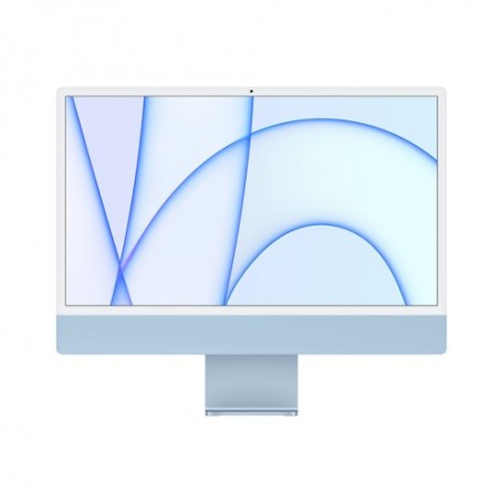 Apple iMac 61 cm (24") 4480 x 2520 Pixel Apple M 8 GB 256 GB SSD PC All-in-one macOS Big Sur Wi-Fi 6 (802.11ax) Blu (MGPK3D/A)