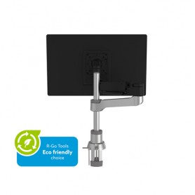 R-Go Tools RGOVLCA4SI supporto da tavolo per Tv a schermo piatto 101,6 cm (40") Argento Scrivania