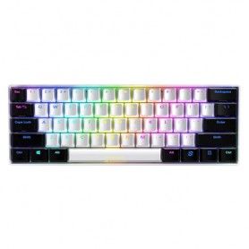 Sharkoon SGK50 S4 tastiera USB QWERTY Inglese US Bianco