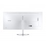 Samsung C34J791WTP 86,4 cm (34") 3440 x 1440 Pixel UltraWide Quad HD QLED Argento, Bianco