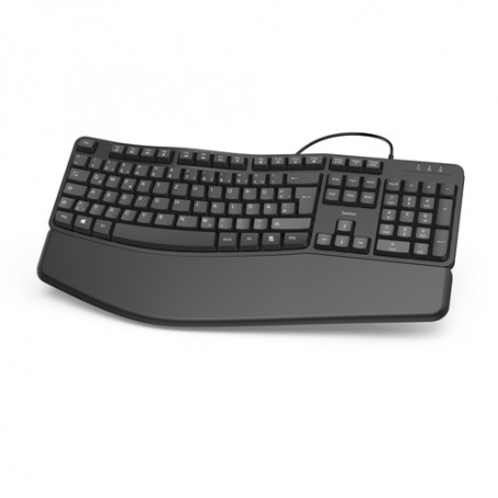 Hama EKC-400 tastiera USB QWERTZ Tedesco Nero