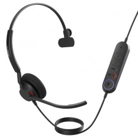Jabra Engage 40 Auricolare Cablato A Padiglione Ufficio USB tipo-C Nero