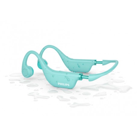 Philips TAK4607GR/00 cuffia e auricolare Cuffie Wireless A clip MUSICA Bluetooth Verde