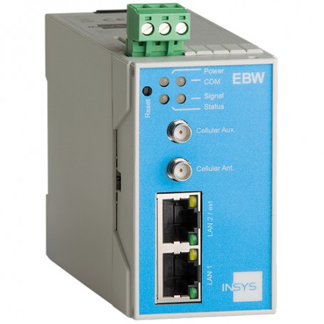 Insys Microelectronics EBW-L100 router cablato Fast Ethernet Blu, Grigio