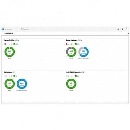 Hewlett Packard Enterprise OneView for ProLiant DL Server 3yr 24x7 Support Bundle Track 1 Sever LTU