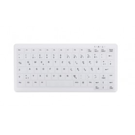 CHERRY AK-C4110 tastiera RF Wireless QWERTZ Tedesco Bianco