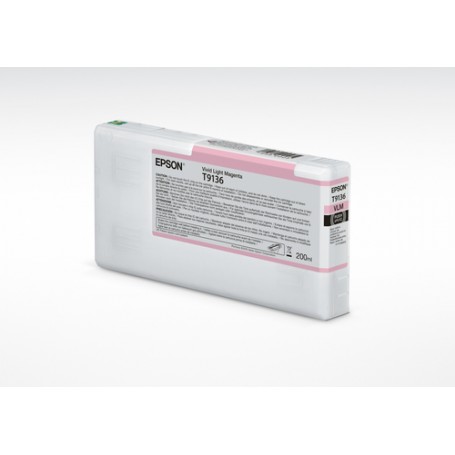 Epson T9136 cartuccia d'inchiostro 1 pz Originale Resa standard Magenta chiaro vivido