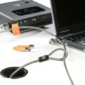 DELL 461-10053 cavo di sicurezza Acciaio inossidabile 2,2 m