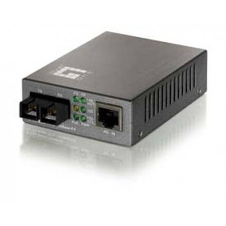 LevelOne FVT-0103TXFC convertitore multimediale di rete 100 Mbit/s Modalità multipla Nero