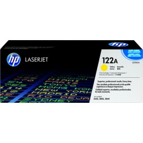 HP 122A Yellow Original LaserJet Toner Cartridge cartuccia toner 1 pz Originale Giallo