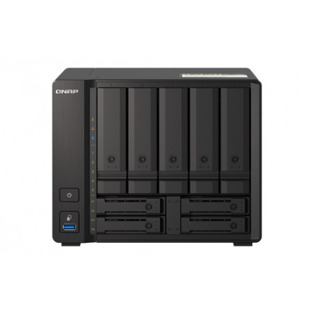 QNAP TS-H973AX-32G server NAS e di archiviazione Tower Collegamento ethernet LAN Nero V1500B (TS-H973AX-32G)