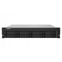 QNAP TS-832PXU NAS Armadio (2U) Collegamento ethernet LAN Alluminio, Nero AL324 (TS-832PXU-4G)