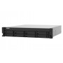 QNAP TS-832PXU NAS Armadio (2U) Collegamento ethernet LAN Alluminio, Nero AL324 (TS-832PXU-4G)