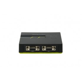 LevelOne KVM-0222 switch per keyboard-video-mouse (kvm) Nero, Verde (KVM-0222)