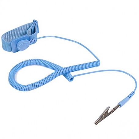 StarTech.com Braccialetto ESD antistatico con cavo da messa a terra / protezione da sovratensioni (SWS100)