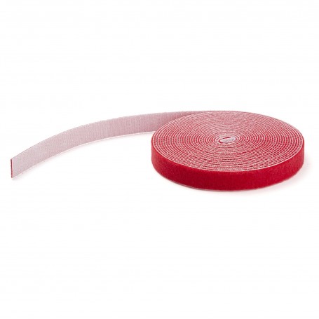 StarTech.com Rotolo di nastro con chiusura a strappo da 7,6 m - Rosso (HKLP25RD)