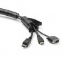 StarTech.com Guaina di gestione cavi da 2,5 m - A spirale - Diametro 25 mm (CMSCOILED2)