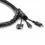StarTech.com Guaina di gestione cavi da 2,5 m - A spirale - Diametro 45 mm (CMSCOILED4)