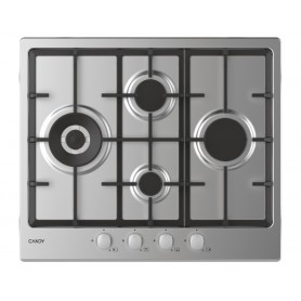 Candy Timeless CHG6D4WX Acciaio inossidabile Da incasso 60 cm Gas 4 Fornello(i) (33801985)