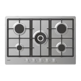 Candy Timeless CHG74WX Acciaio inossidabile Da incasso 74.5 cm Gas 5 Fornello(i) (33801986)