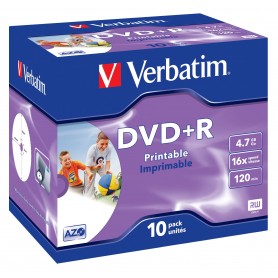 Verbatim 43508 DVD vergine 4,7 GB DVD+R 10 pz (43508/10)