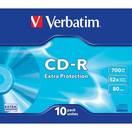 Verbatim CD-R Extra Protection 700 MB 10 pz (43415/10)