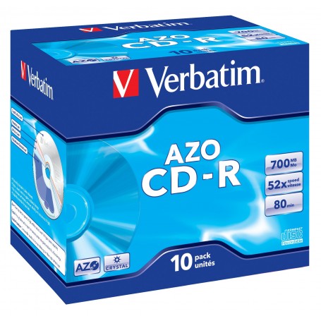 Verbatim CD-R AZO Crystal 700 MB 10 pz (43327/10)