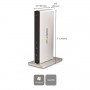 StarTech.com Docking Station Universale per Laptop USB 3.0 per dual-monitor DVI Gigabit Ethernet con adattatori HD (USB3SDOCKDD)