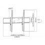 Equip 650322 Supporto TV a parete 2,54 m (100") Nero (650322C)