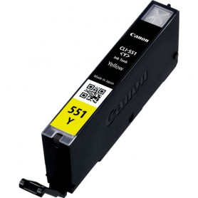 Canon CLI-551 Y cartuccia d'inchiostro 1 pz Originale Resa standard Giallo (6511B001)