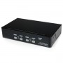 StarTech.com Switch KVM professionale VGA USB a 4 porte con hub (SV431USB)