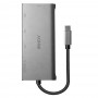 Lindy 43278 hub di interfaccia USB 3.2 Gen 1 (3.1 Gen 1) Type-C 5000 Mbit/s Grigio (43278-LND)