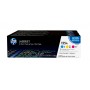 HP Confezione da 3 cartucce originali di toner ciano/magenta/giallo LaserJet 125A (CF373AM)
