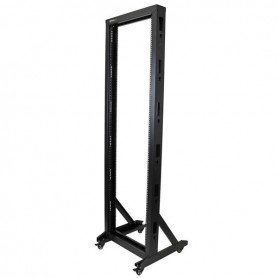 StarTech.com Armadio Server Rack con 2 staffe a Telaio Aperto 42U con ruote orientabili (2POSTRACK42)
