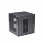 StarTech.com RK1224WALHM rack 12U Da parete Nero (RK1224WALHM)