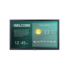 LG 22SM3G-B visualizzatore di messaggi Pannello piatto per segnaletica digitale 54,6 cm (21.5") IPS Full HD Nero  (22SM3G-B.AEU)