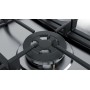 Bosch Serie 4 PGQ7B5B90 piano cottura Acciaio inossidabile Da incasso 75 cm Gas 5 Fornello(i) (PGQ7B5B90)