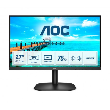 AOC B2 27B2AM LED display 68,6 cm (27") 1920 x 1080 Pixel Full HD Nero (27B2AM)